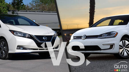 Comparison: 2019 Nissan LEAF vs 2019 Volkswagen e-Golf